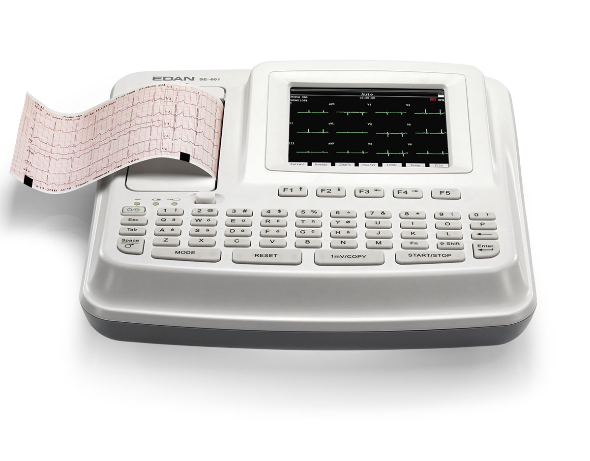 Edan SE601B 6Channel ECG Machine Cardiology Outlet